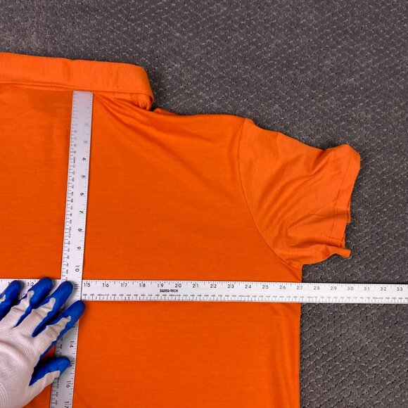 NWT Mountain Hardwear Polo Shirt Mens XXL Orange Performance Hiking Golf DrySpun - Picture 8 of 10